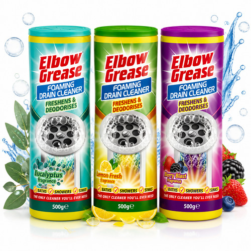 Elbow grease foaming drain - grease,