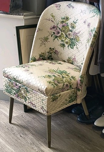 Vintage floral lloyd loom - vintage,