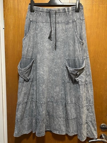 Cabana grey acid wash tiered - cabana,