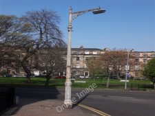 Photo 6x4 Old cast iron lamp