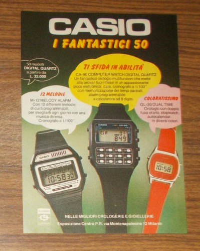 Rare advertising casio - rare,