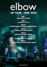 Elbow UK Tour 2024 A3 A4 Print Poster Unframed