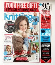 Simply Knitting magazine Nov 2014 Alan Dart Santa Mobile Part 1  & more patterns