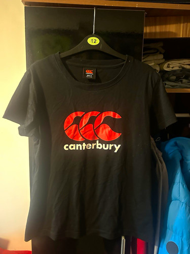 Canterbury black logo shirt - canterbury,