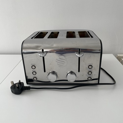 Swan retro silver slice - swan,