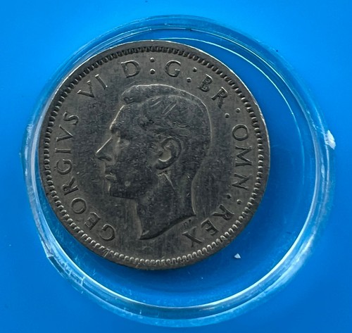 1948 king george coin - vi, 6d