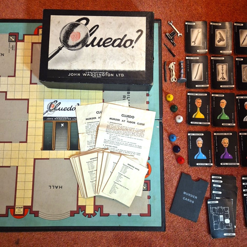 Cluedo 1950s murder mystery - cluedo,
