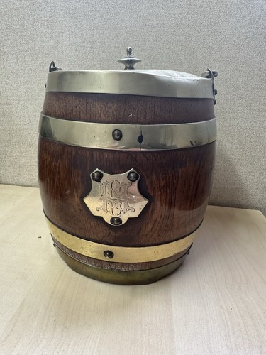 Antique epns biscuit barrel - antique,