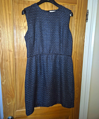 Warehouse navy tweed - tweed, shift