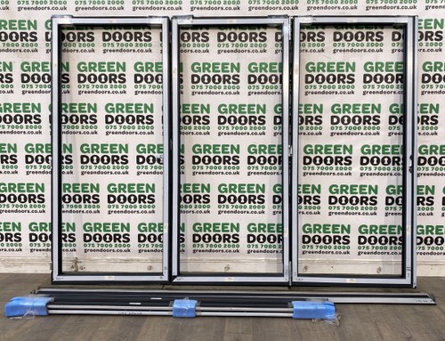 Aluminium bifolds doors - bifolds, grey