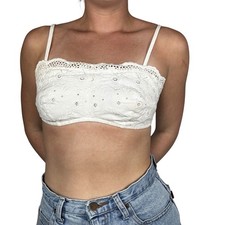 Vintage 1950s White Eyelet