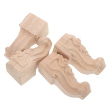 4pcs Wooden Furniture Feet