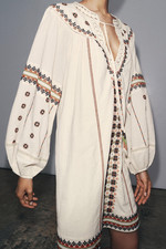 ZARA ZW Collection Embroidered