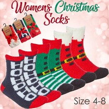 Womens Fluffy Cosy Christmas