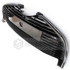 NEW FRONT BUMPER GRILLE PANEL PART GLOSS BLACK AND CHROME FOR TOYOTA YARIS 14-17