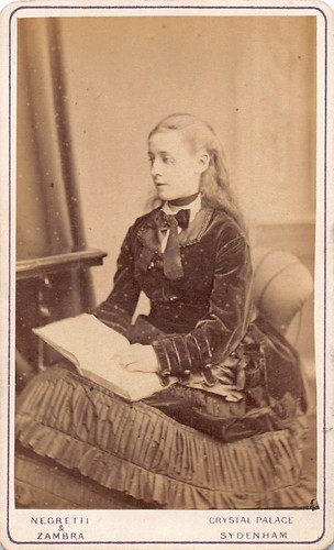 Cdv card victorian woman - cdv,