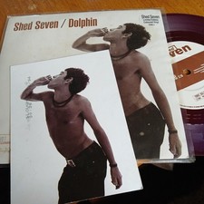 Shed Seven - Dolphin - Super Rare 7” Purple Vinyl