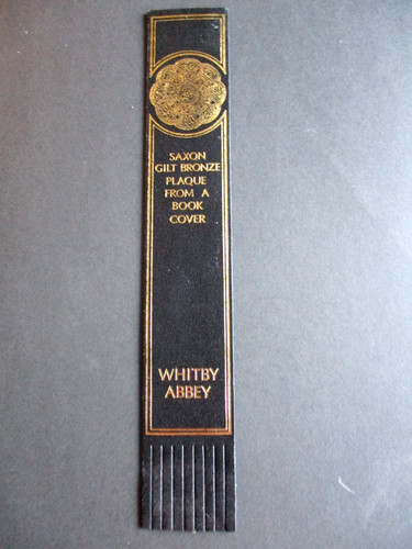 Leather bookmark whitby abbey - bookmark,
