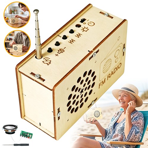 Kids real working diy radio - working,