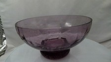 vintage hand blown amethyst