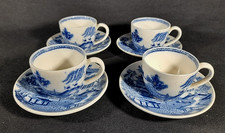 4 x Antique Wedgwood Willow