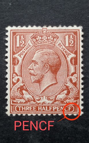 King george 1 - king, 1.1/2d