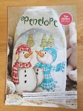 Cross Stitch Chart (From Magazine) - Xmas - Personalised Hot Water Bottle Cover