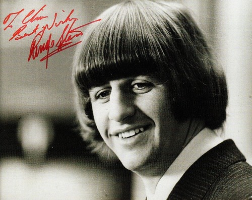 Ringo starr signed photograph - starr,