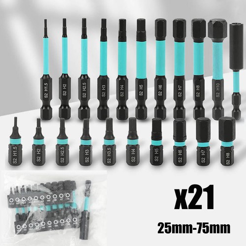 21pcs 75mm hex - allen, key