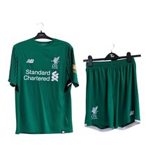 New Balance Liverpool 17/18 Goalkeepers Football Kit 125 Years Size Small