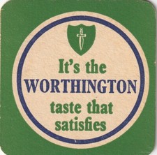 BEER MAT - WORTHINGTON BREWERY