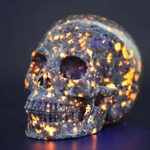 Yooperlite crystal skull - crystal,