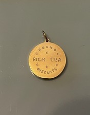 Rich Tea Biscuit Charm Gold