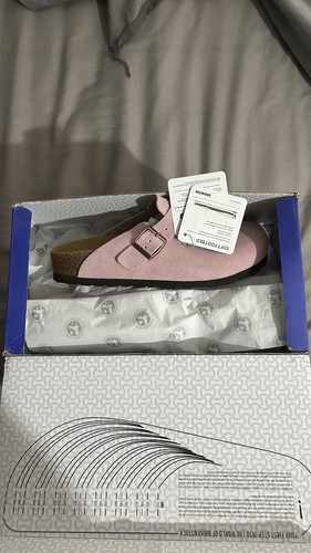 Birkenstock boston pink suede - boston,