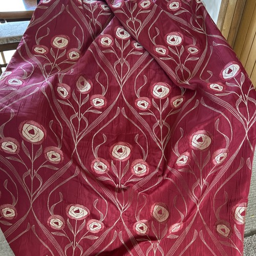 Rectella lined curtains red - rectella,