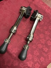 NATAL “ Black Chrome” Pr Bass Drum Spurs. Excellent.( NOT Suitable For Arcadia).