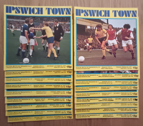 Ipswich town 1976 selection - 1976/77,