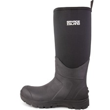 Tall Neoprene Lined Wellington Boots Waterproof Yard Wellies Rain Mud
