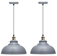 2 x Vintage Industrial Metal