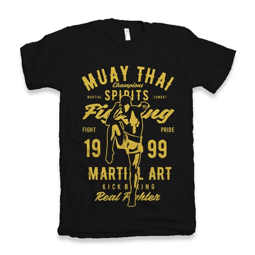 Thai muay shirt - t, mma