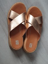 Genuine Fitflops Gold Leather