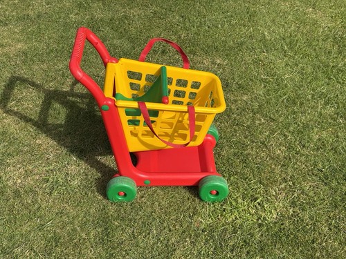 Colourful plastic toy shopping - toy,