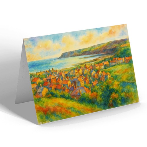 Greeting card town - -, bay