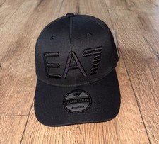 Armani EA7 Black Baseball Cap