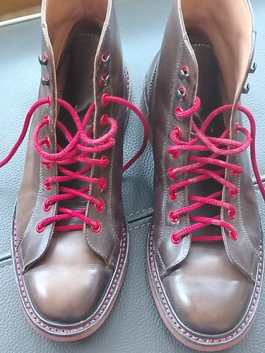 Tricker brown leather - tricker's, monkey