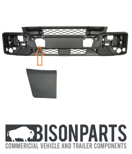 Front bumper infill cover - front,