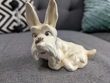 Vintage 1950s, Goebel Scottish Terrier Scottie Westie Dog, No Fly on Its Nose. 