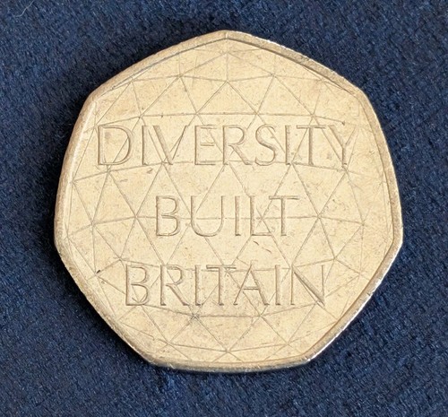 Diversity built britain 50p - diversity,