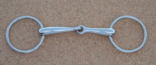 Loose ring jointed - jointed, snaffle