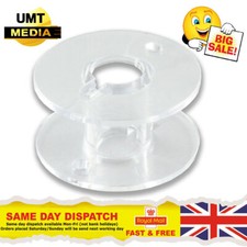 20 X Clear Bobbins - Domestic